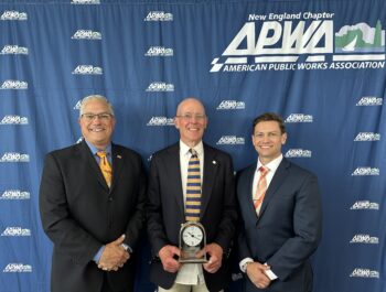 Photo for William Riccio, Jr. (Newport, RI) receives Top Ten Public Works Leader of the Year Award